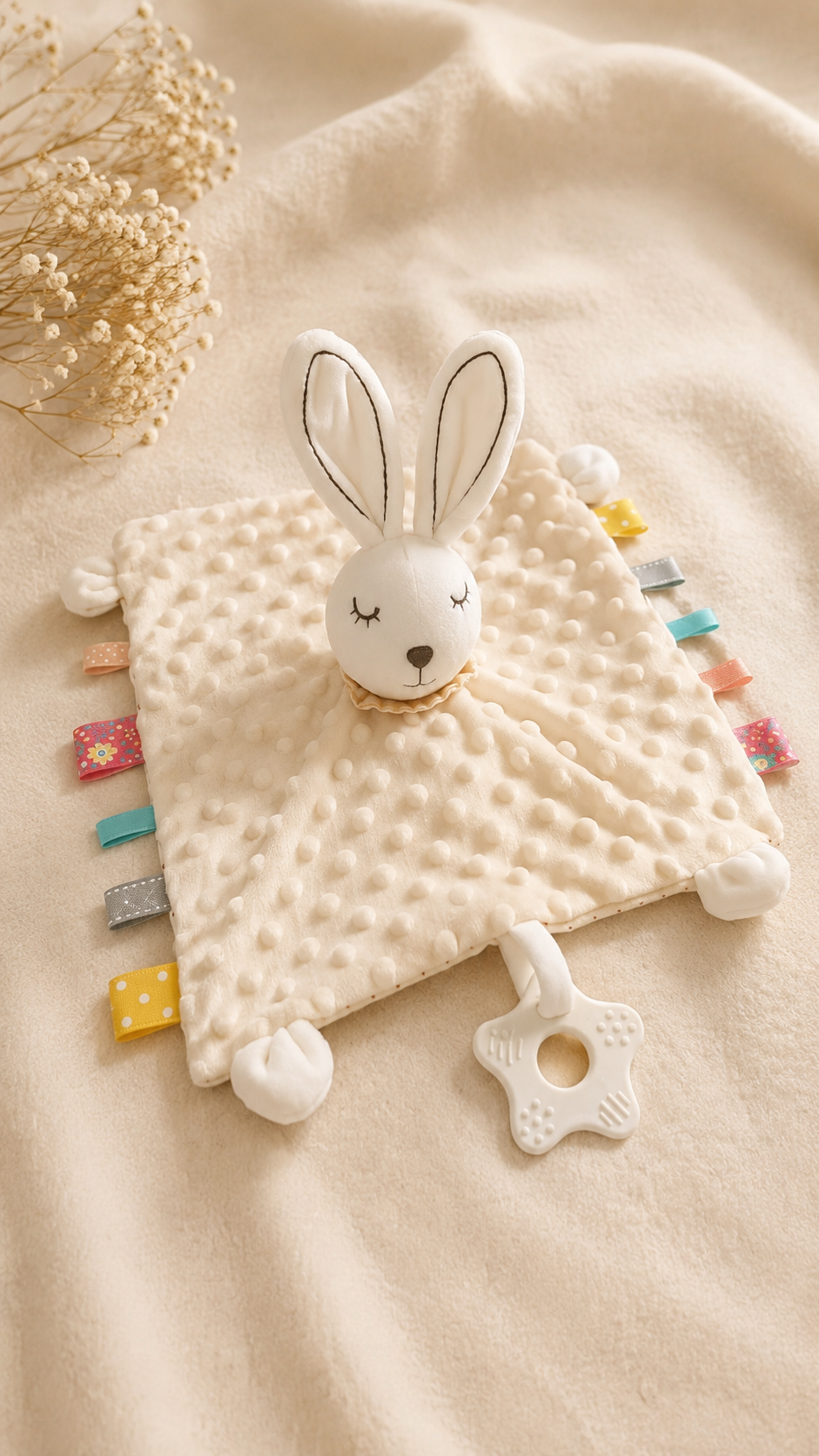 Doudou Lapin Sensoriel Ultra Doux