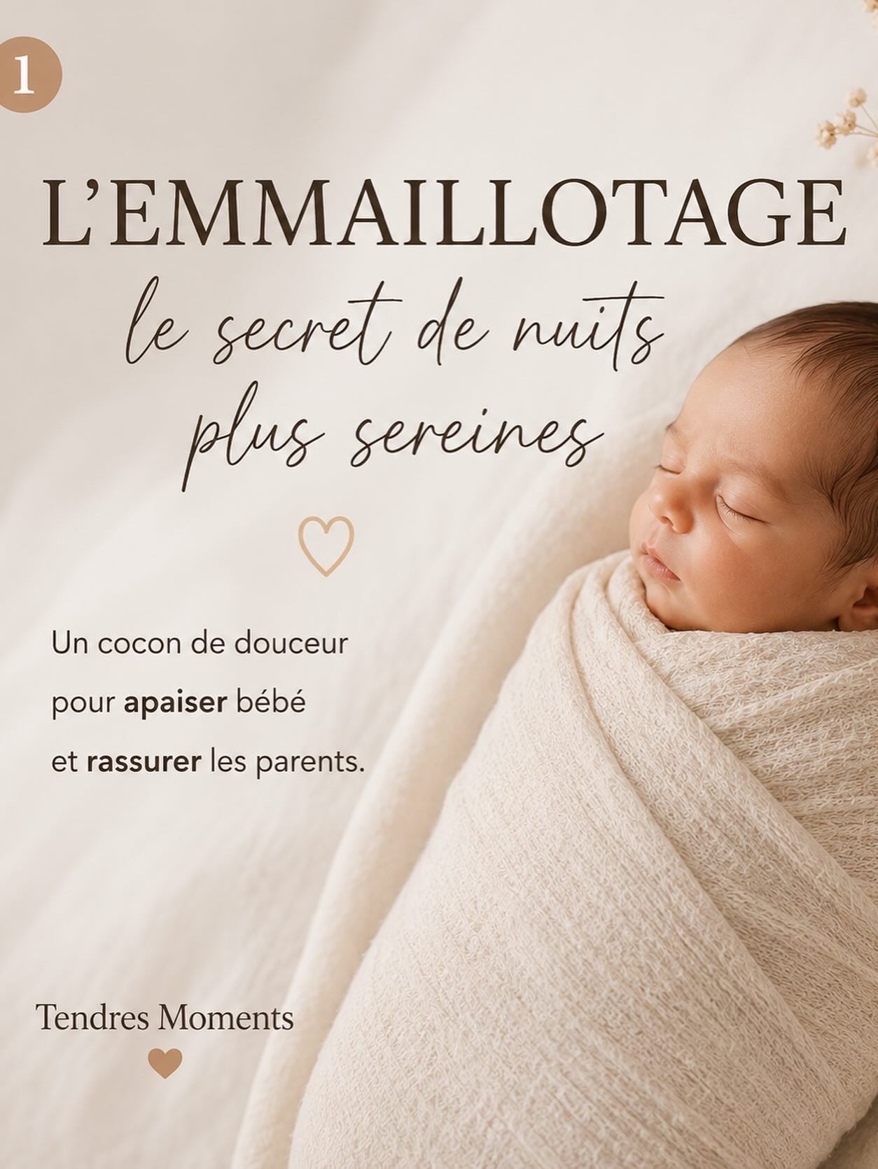 Lot de 2 Couvertures d’Emmaillotage Bébé en Coton | Douce & Respirante