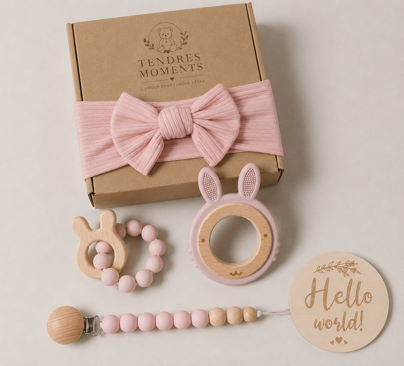 Coffret douceur bébé - Les essentiels des premiers mois.
