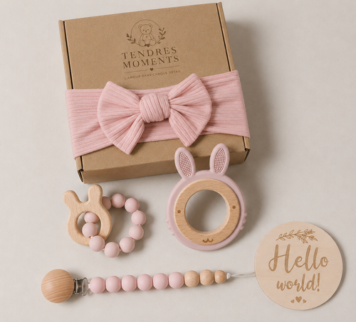 Coffret douceur bébé - Les essentiels des premiers mois.