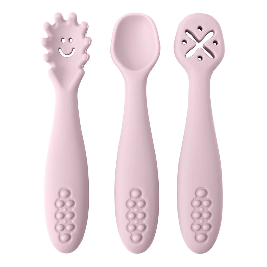 Cuillère bébé ergonomique - Apprentissage en douceur