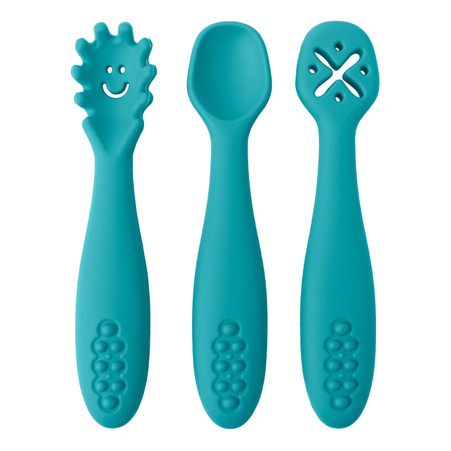 Cuillère bébé ergonomique - Apprentissage en douceur