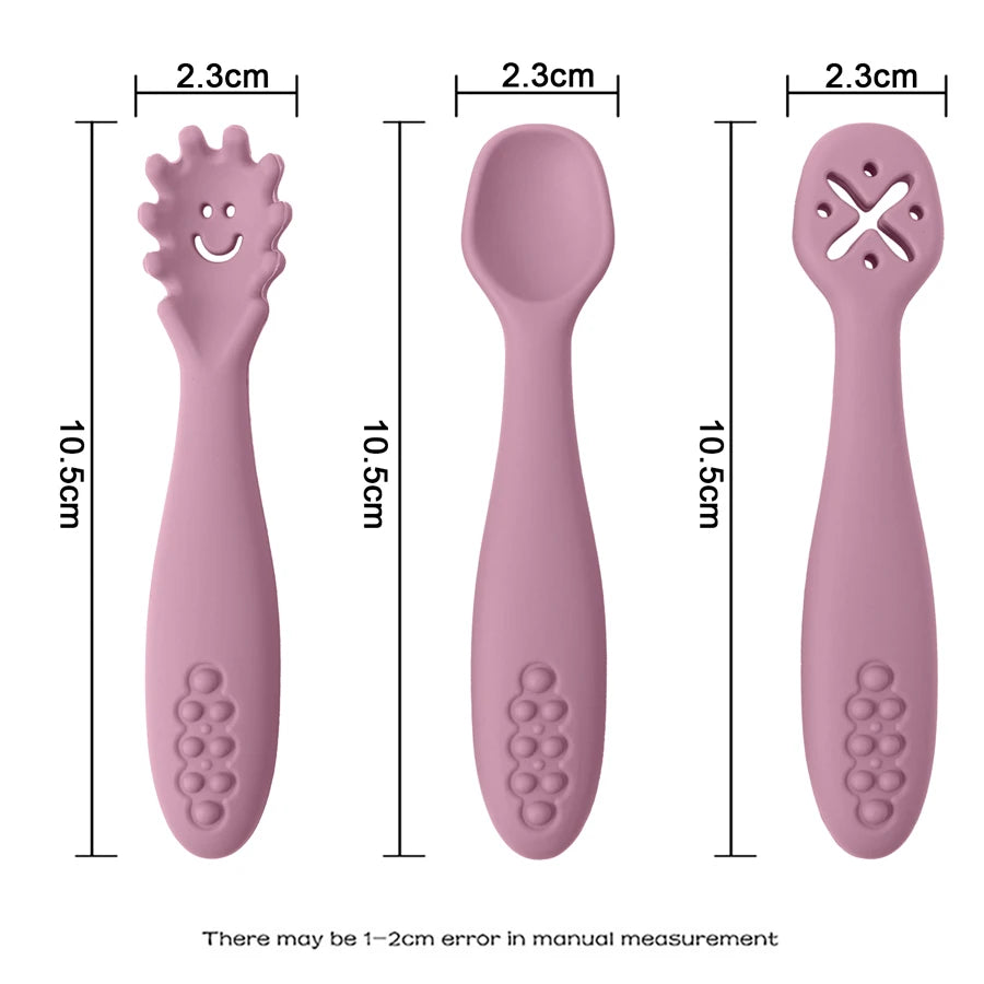 Cuillère bébé ergonomique - Apprentissage en douceur