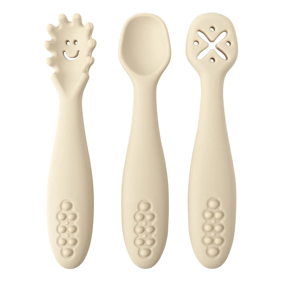 Cuillère bébé ergonomique - Apprentissage en douceur